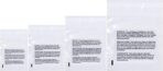 Poly Bags with Suffocation Warning 6x9", 8x10", 9x12", 11x14" - Combo Pack of 400 (100 each size) - Clear Poly Bags by Retail Supply Co - Extra Strong Seal - Image 2