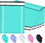 Poly Mailers 14.5x19, Large Shipping Bags 100 Pack, Poly Bags For Shipping with Self Seal Adhesive, Waterproof and Tear-Proof Mailing Envelopes for Small Business (Teal） - Image 2