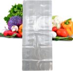 Retail Bags Direct Produce LDPE Poly Vented Bags (With Venting Holes) - 8"x4"x14" - 1000 Bags - 0.80 mil - Clear - Image 2