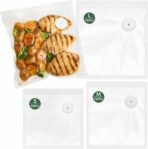 Reusable Vacuum Sealer Bags for Food 30Pcs (S/M/L), BPA-Free Sous Vide Bags for Microwave Heating, Cooking and Freezer Storage, Compatible with Most Handheld Sealers and Vacuum Sealer Machines - Image 2