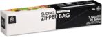 Slider Jumbo Food Storage Bags, 2 Gallon, 20 Count, BPA-Free, Expandable Bottom, Writable Rectangle - Image 2