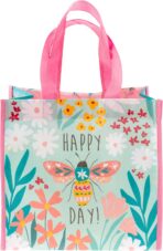 Stephen Joseph, Medium Recycled Gift Bag with Handles, Kids, Reusable, Birthday Party Gift Bag, Shopping Bag, Bee, SJ1156 - Image 2