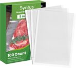 Syntus 100 Count Vacuum Sealer Bags Quart 8 x 12 inch for Seal a Meal, Commercial Grade BPA Free Heavy Duty Precut Seal Bags, Food Vac Bags for Storage, Meal Prep or Sous Vide - Image 2