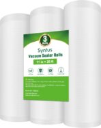 Syntus Vacuum Sealer Bags for Food, 3 Rolls 11" x 20' Commercial Grade Bag Rolls, BPA Free Food Vac Bags for Storage, Meal Prep or Sous Vide - Image 2
