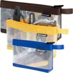 TICONN Tool Pouch, 1680D Oxford Small Tool Bag, Tool Pouches with Zipper, Clear Utility Bag Zipper Pouch for Tool Organizers and Storage (3PK Combo) - Image 2