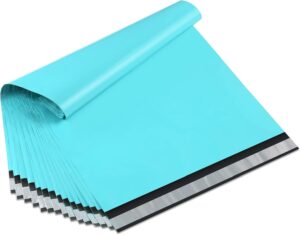 UCGOU Poly Mailers 9x12 Inch Teal 200 Pack Shipping Bags #3 Strong Mailing Envelopes Boutique Packaging Postal Self Seal Adhesive Waterproof and Tear Proof Small Business for Clothes Books - Image 2