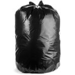Ultrasac 55-60 Gallon 6.0 MIL Black Heavy Duty Trash Bags - 39" x 58" - Pack of 15 - For Contractor, Construction, & Industrial,UL-39586BK - Image 2