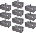 VENO 10 Pack Heavy Duty Moving Bags with Backpack Straps, Zippers & Handles, Extra Large Packing Bags for College Dorm Essentials, Moving Supplies Alternative to Cardboard Moving Boxes - Image 2