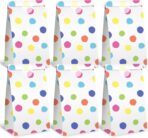 VGOODALL 24 Pack Party Favor Bags with Stickers, 4.7" x 3.1" x 8.7" Bulk Goodie Treat Gift Bags for Weddings Baby Showers Birthdays Craft Supplies (Polka Dot) - Image 2