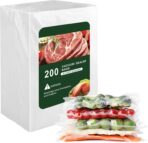 Vacuum Sealer Bags for Food - 200 Quart 8'' x 12'' Pre-Cut Food Saver Bags Quart Size, Heavy Duty Vacuum Bags for Food, BPA Free Vacuum Seal Bags for Freezer Storage, Seal a Meal or Sous Vide - Image 2