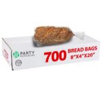 Value Pack - Bread Loaf Plastic Bags 8” x 4” x 20”, 700-count - Image 2