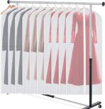 Zilink Garment Bag Dress Bags for Storage Set of 10 Long Dresses Suit Protector Cover 60-inch with Full-Length Zipper for Suit, Coat, Long Winter Coat, Long Dress Closet Storage - Image 2