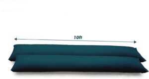 10FT Water Activated Flood Barriers for Home Door, Sandless Sand Bags for Anti Flood Control, Alternative Sandbag for Rain Protection, Absorbent Prevention for Garage & Basement (10FT-2PACK) - Image 2