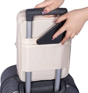 Shoe Bag for Travel, Travel Shoe Bag for Packing, Hold 3 Pairs of Shoes, Travel Essentials for Flying Shoe Organizer Shoe Storage Bag for Travel Light Beige - Image 3