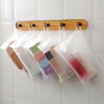 5PCS Fade-Resistant PVC Storage Bags Zipper Closure & Handles,Reusable,Space-Saving Design,Sturdy Construction,Lightweight,Casual Style for Travel,Crafts,Office - Image 2