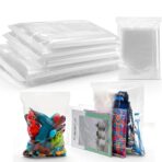 600 Count Large Resealable Plastic Bags, 2Mil Strong 3 Assorted Sizes - 9 x 12 in, 10 x 13 in, 13 x 15 in (2 gallon) Plastic Zipper Bags, Easy Zip Open and Close, Resealable Poly Bag by Valchoose - Image 2