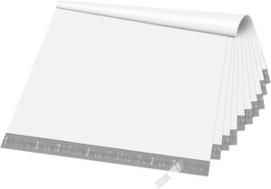 Fuxury Extra Large Poly Mailers 24x36" 5 Pcs,XXL Shipping Bags Bulk for Clothing,Strong Adhesive Packaging Shipping Envelopes,Big Plastic Postal Mailing Bag for Storage Business(White) - Image 2