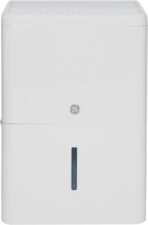 GE Portable Dehumidifier, 50 Pint Daily Output with Built-in Pump and Smart Dry for Wet Spaces Auto or Manual Drainage, Ultra Quiet, Perfect for Basement, Bedroom, Bathrooms, White - Image 2