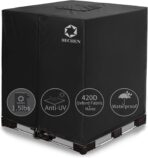 IBC Tote Cover,Zipper,420D Heavy Duty Nano Materials Waterproof,Fit 275 Gallon Water Tank(Black) - Image 2