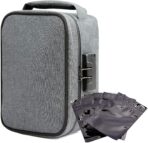 Large Storage Bag with Combination Lock, Money Organizer & Travel Lock Bag, Scent Resistent Containers Carbon Lined Great Gifts for Women/Men - Image 2