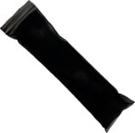 PABCK 100 Pieces Black Reclosable Zip Bags 5.1mil Thickness Poly Plastic Packaging Resealable Zipper Lock Closure Bag for Storage (1.97x8.7 inch) - Image 2