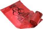 PRO SOURCE Red Biohazard Waste Bags: 16 Gallon Capacity, 1.3 mil Thick (250 Bags) - Image 2