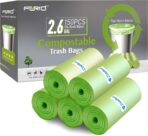 FORID 2.6 Gallon Compostable Garbage Bags, 150 Count, 5 Rolls – Green, Small, Durable, Thick, Unscented Trash Bags, 10 Liter - For Kitchen, Bathroom, Home, Office - Image 2